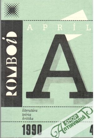 Obal knihy Romboid 4/1990
