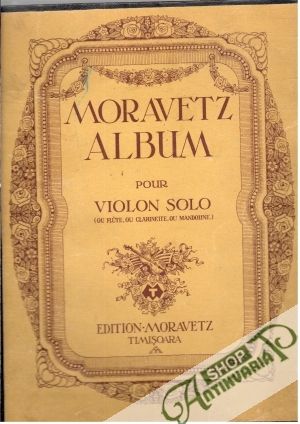 Obal knihy Moravetz Album pour Violon SOlo