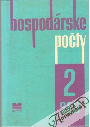 Obal knihy Hospodárske počty