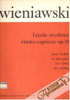Obal knihy Wieniawski L'Ecole moderne Etudes - caprices op. 10