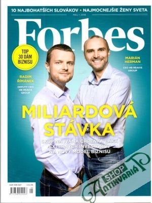 Obal knihy Forbes - máj 2018