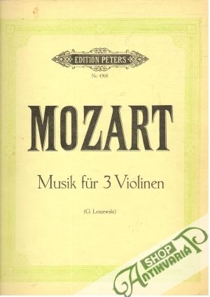 Obal knihy Mozart  - Musik für 3 Violinen