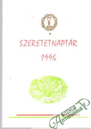 Obal knihy Szeretetnaptár 1996