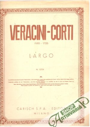 Obal knihy Veracini - Corti (1685-1750) Largo