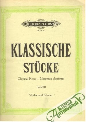 Obal knihy Klassische Stücke
