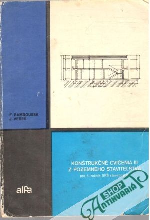 Obal knihy Konštrukčné cvičenia III. z pozemného staviteľstva