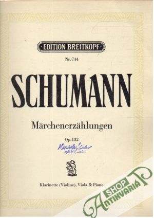 Obal knihy Schumann - Märchenerzählungen op. 132