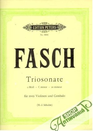 Obal knihy Fasch - Triosonate c-moll