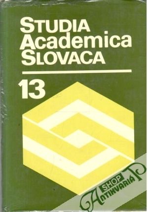 Studia academica Slovaca 13 - Mistrík Jozef