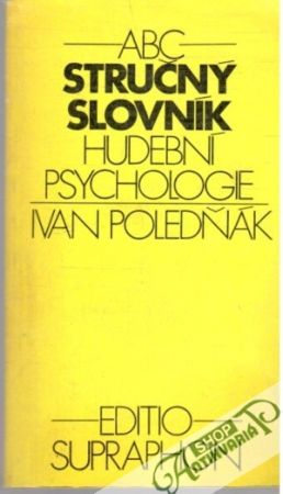 Obal knihy Stručný slovník hudební psychologie