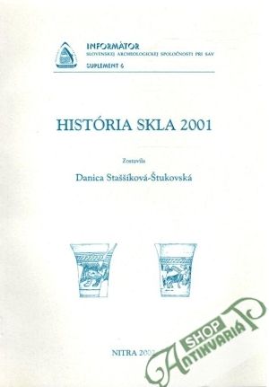 Obal knihy História skla 2001