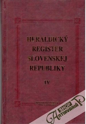 Obal knihy Heraldický register slovenskej republiky IV.