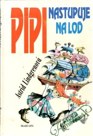 Obal knihy Pipi nastupuje na loď