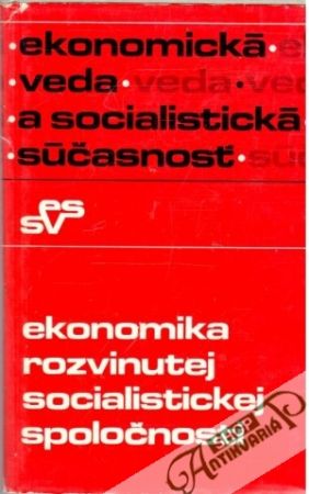 Obal knihy Ekonomika rozvinutej socialistickej spoločnosti
