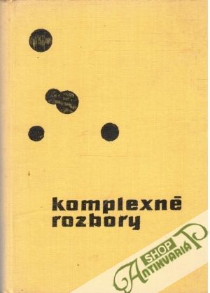 Obal knihy Komplexné rozbory hospodárskej činnosti