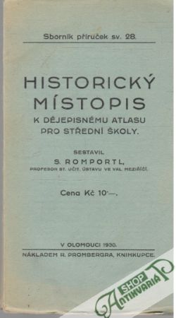 Obal knihy Historický místopis