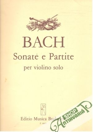 Obal knihy Sonate e Partite