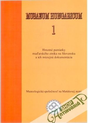 Obal knihy Musaeum hungaricum 1