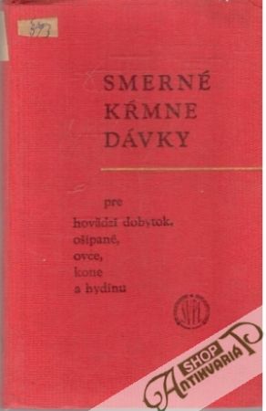 Obal knihy Smerné kŕmne dávky