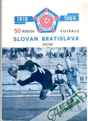Obal knihy 50 rokov futbalu Slovana Bratislava CHZJD