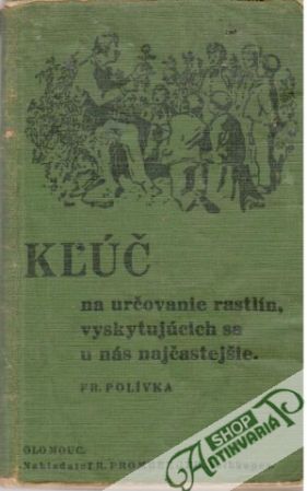 Obal knihy Kľúč na určovanie rastlín, vyskytujúcich sa u nás najčastejšie