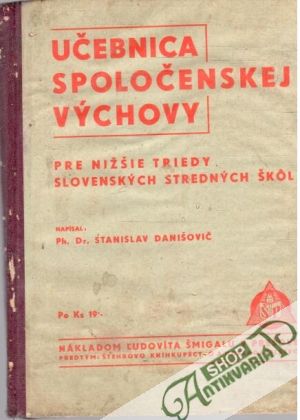 Obal knihy Učebnica spoločenskej výchovy