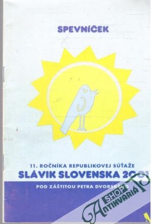 Obal knihy Spevníček Slávika Slovenska 2001