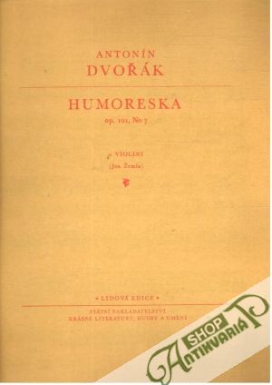 Obal knihy Antonín Dvořák - Humoreska op. 101