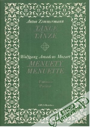 Obal knihy Anton Zimmermann - Tange/ W. A. Mozart - Menuety