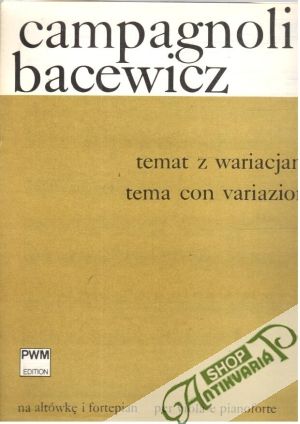 Obal knihy Campagnoli Bacewicz - Temat z wariacjami