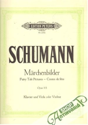 Obal knihy Schumann - Märchenbilder op. 113