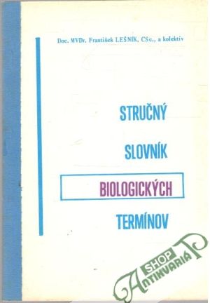 Obal knihy Stručný slovník Biologických termínov