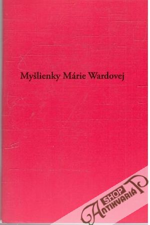 Obal knihy Myšlienky Márie Wardovej