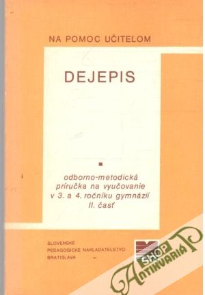 Obal knihy Dejepis - na pomoc učiteľom