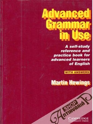 Obal knihy Advanced Grammar in Use