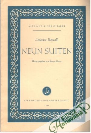 Neun Suiten - Roncalli Lodovico