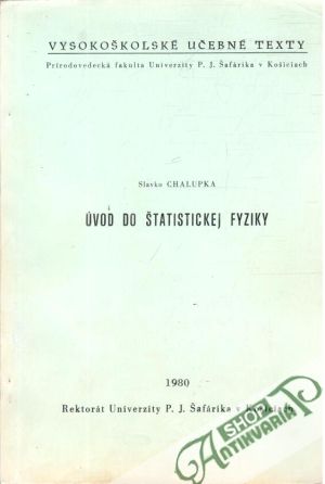 Obal knihy Úvod do štatistickej fyziky