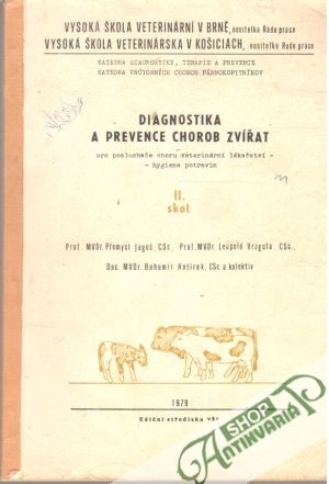 Obal knihy Diagnostika a prevence chorob zvířat II. skot