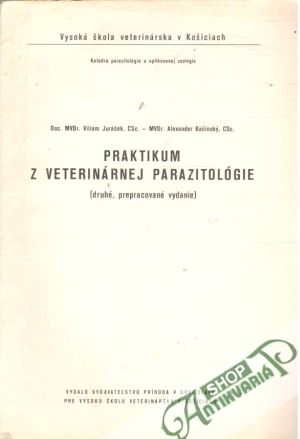Obal knihy Praktikum z veterinárnej parazitológie