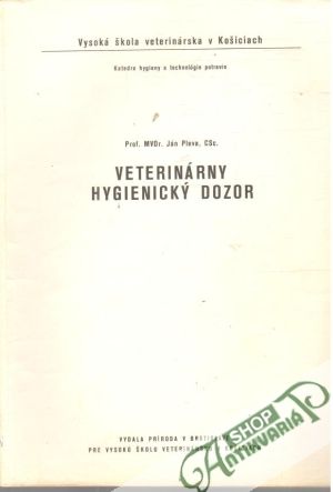 Obal knihy Veterinárny hygienický dozor