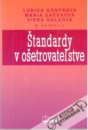 Obal knihy Štandardy v ošetrovateľstve