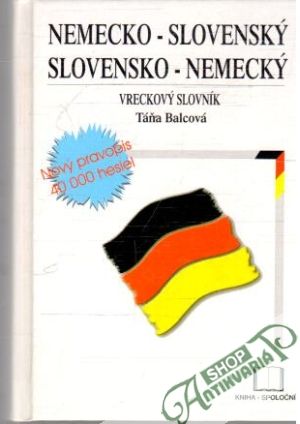 Obal knihy Nemecko - slovenský, slovensko - nemecký vreckový slovník