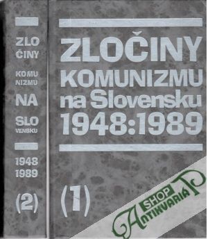 Obal knihy Zločiny komunizmu na Slovensku 1-2.