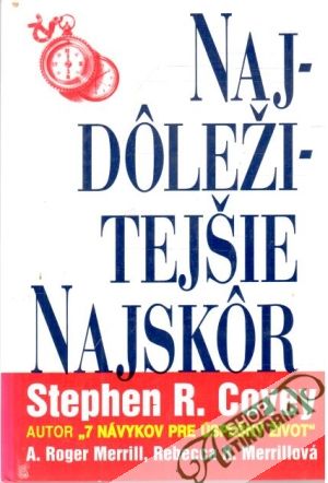 Obal knihy Najdôležitejšie najskôr