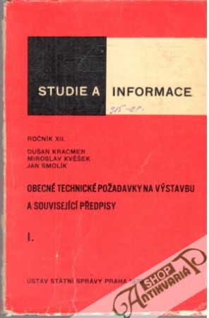 Obal knihy Obecné technické požadavky na výstavbu a související předpisy I.