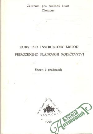 Obal knihy Kurs pro instruktory metod přirozeného plánování rodičovství