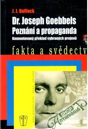 Obal knihy Dr. Joseph Goebbels - poznání a propaganda