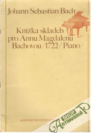 Obal knihy Knížka skladeb pro Annu Magdalenu Bachovou