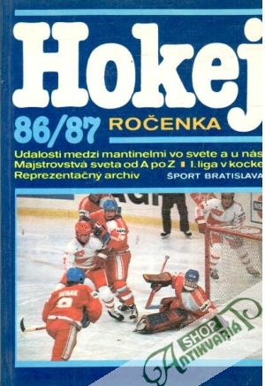 Obal knihy Hokej - ročenka 86/87