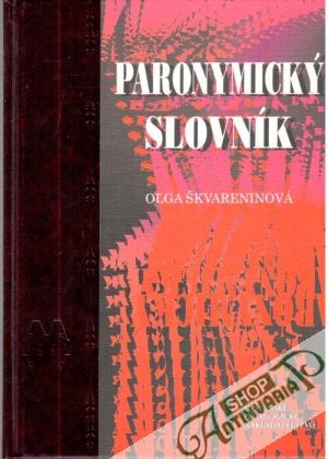 Paronymický slovník - Škvareninová Oľga